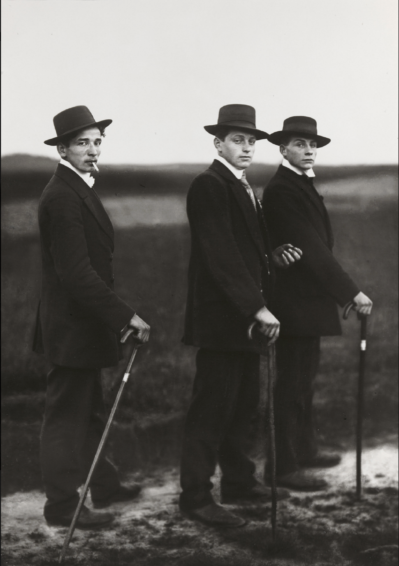 《年轻农民》（Young Farmers），August Sander，1914