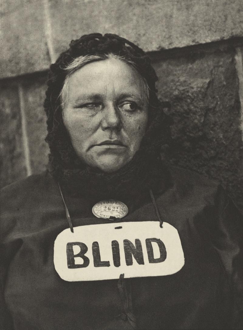 Blind Woman, New York — Paul Strand, 1916