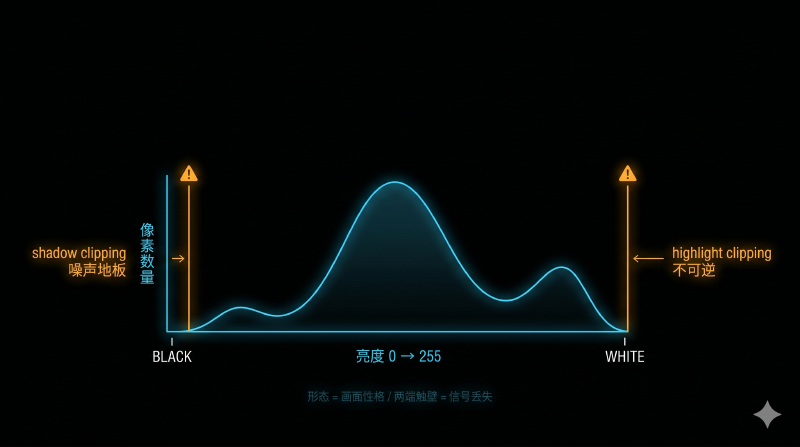 直方图坐标轴含义示意