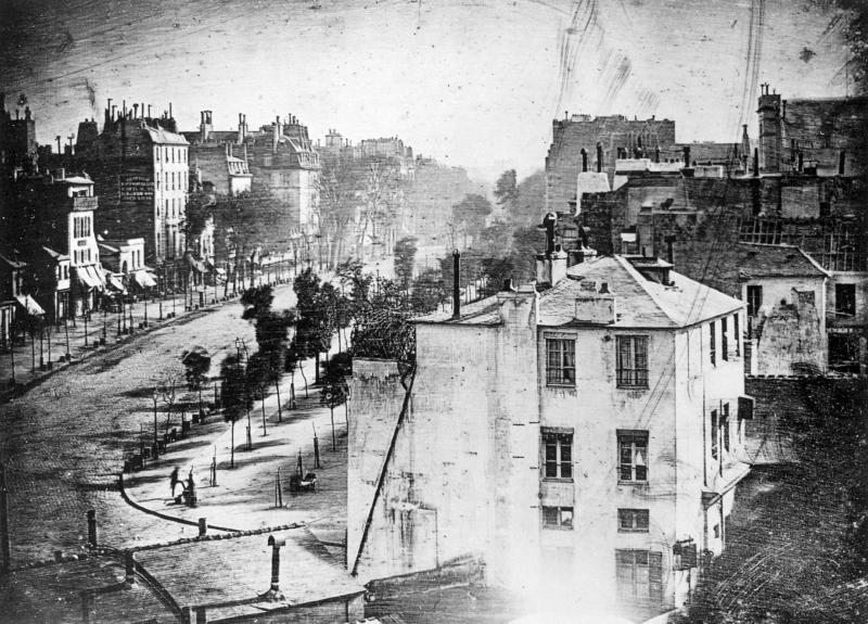 Boulevard du Temple - Louis Daguerre, 约 1838