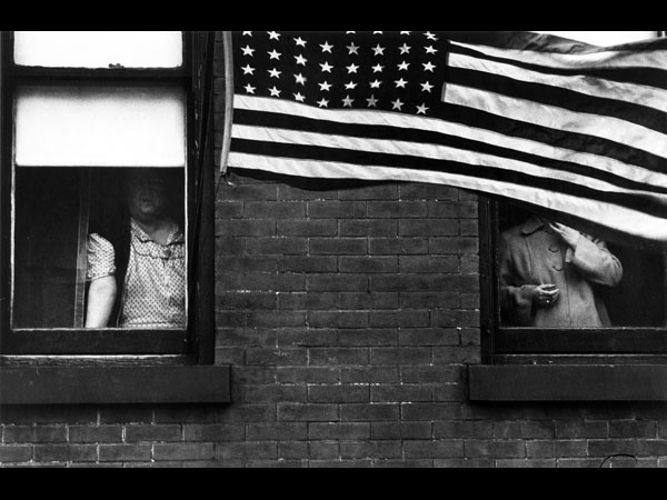 Parade — Hoboken, New Jersey,Robert Frank,1955